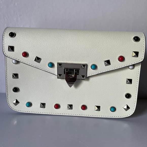 BORSE IN PELLE ITALIAN GENUINE LEATHER HANDBAG MISSING A STRAP. - Picture 4 of 7